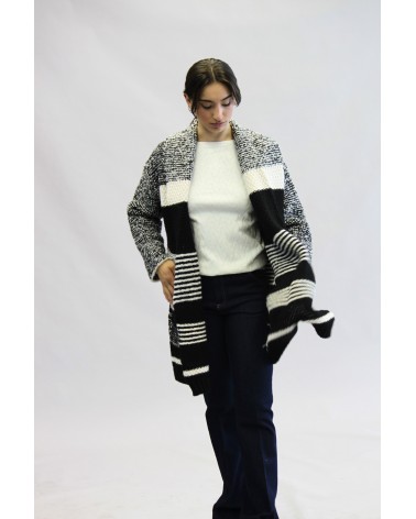 Cappotto jaquard